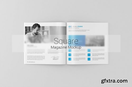 Square Magazine / Brochure Mock-Up