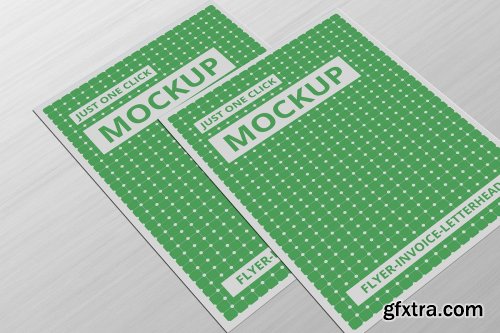 CreativeMarket - Flyer Mockup 4107088