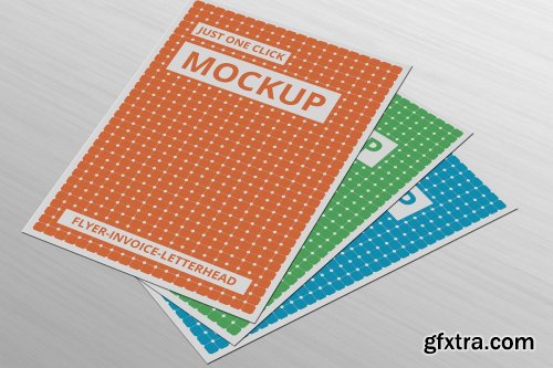 CreativeMarket - Flyer Mockup 4107088