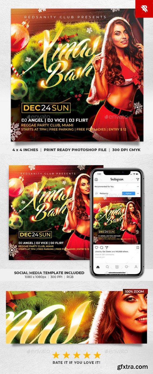 GraphicRiver - Xmas Bash Flyer 25072594