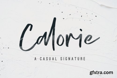 CreativeMarket - Calorie - A Casual Signature 3217472