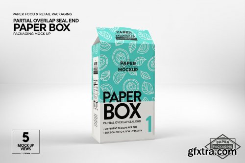 Download Creativemarket Paper Cereal Box Packaging Mockup 4347678 Gfxtra