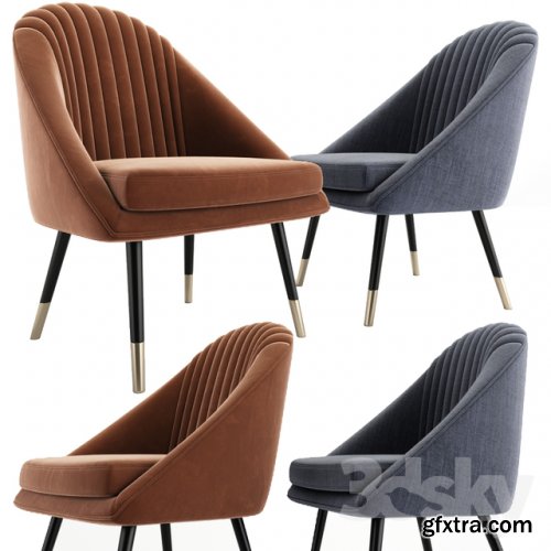  Cult Audrey Occasional Tub Lounge Chair 3d model