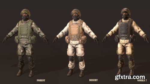 Russian Soldier Camo Pack v1.0