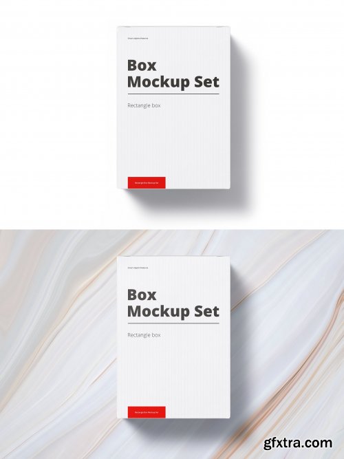 CreativeMarket - Box Mockup Set 01 Rectangle 4250023