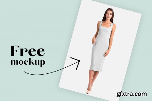 CreativeMarket - Female Elegant Dress Mockup Set 4250201