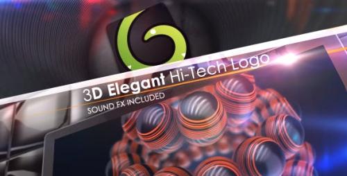 Videohive - 3D Elegant Hi-Tech Logo