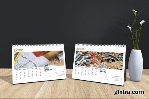 Construction Wall & Table Calendar 2020