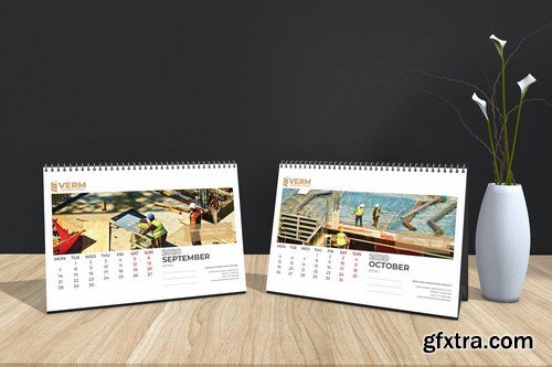 Construction Wall & Table Calendar 2020