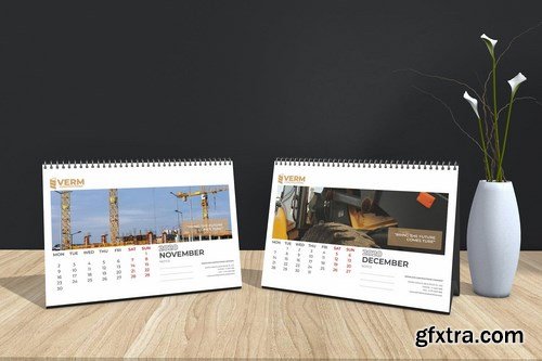 Construction Wall & Table Calendar 2020