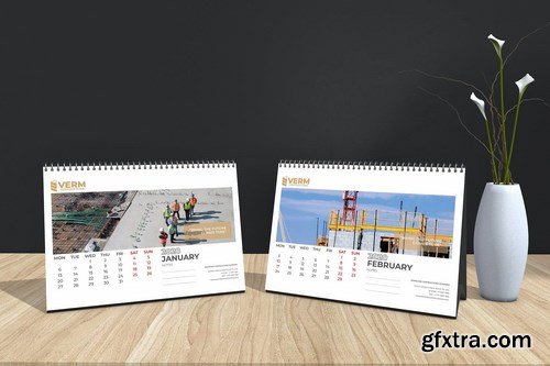 Construction Wall & Table Calendar 2020