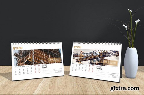 Construction Wall & Table Calendar 2020