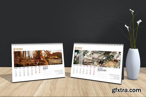 Construction Wall & Table Calendar 2020