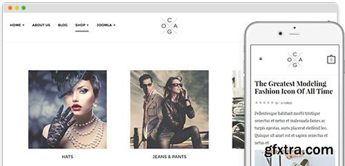 JoomlArt - JA Cagox v1.1.1 - Responsive Joomla Template For Fashion Store