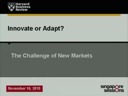 Oreilly - Innovate or Adapt? The Challenge of New Markets - 2235533794001