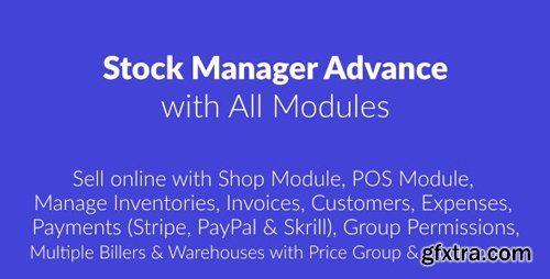 CodeCanyon - Stock Manager Advance with All Modules v3.4.25 - 23045302 - NULLED