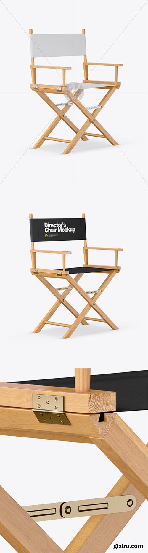 Wooden Director's Chair Mockup 36878