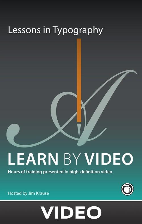 Oreilly - Lessons in Typography Learn By Video - 9780134096469