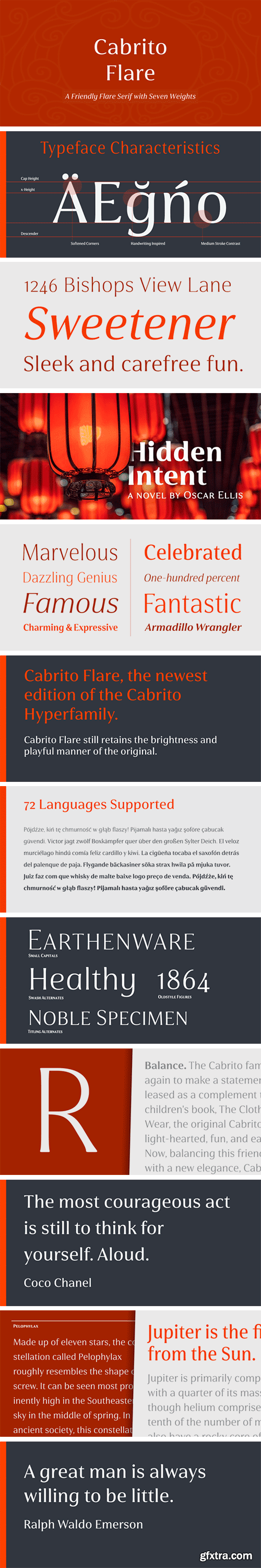 Cabrito Flare Font Family