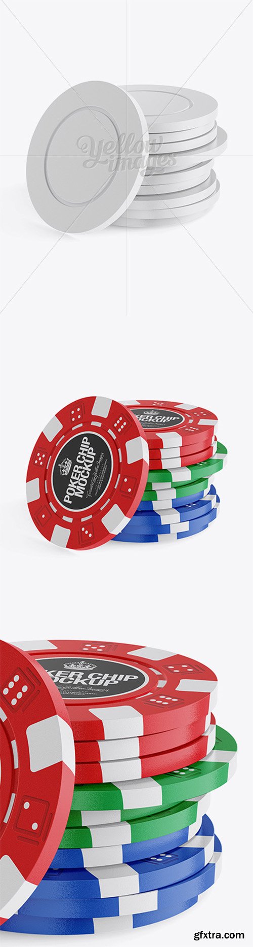 11 Plastic Casino Tokens Mockup 16057