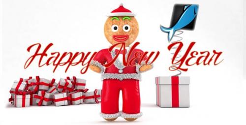 Videohive - Happy New Year with Gingerbread