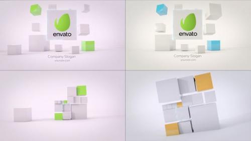 Videohive - Business Cubes Dynamic Logos