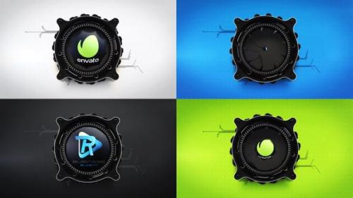 Videohive - Mechanical Lens Logo Reveal