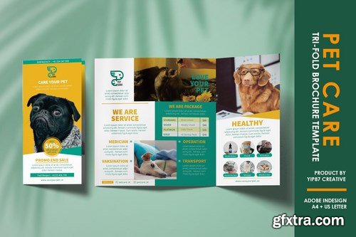 Pet Care Trifold Brochure