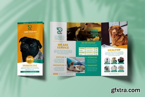 Pet Care Trifold Brochure