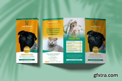 Pet Care Trifold Brochure