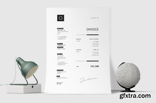 Minimal Invoice Template 47