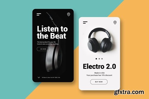 Listen to the Beat - UI Mobile Kit