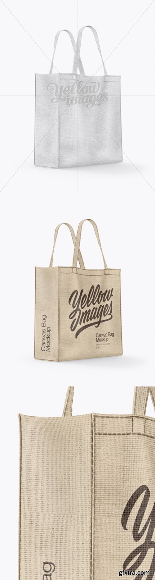 Canvas Bag Mockup - Half Side View 18143