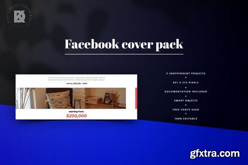 Real Estate Facebook Cover Pack