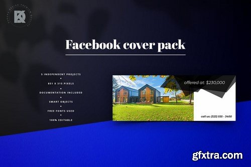 Real Estate Facebook Cover Pack