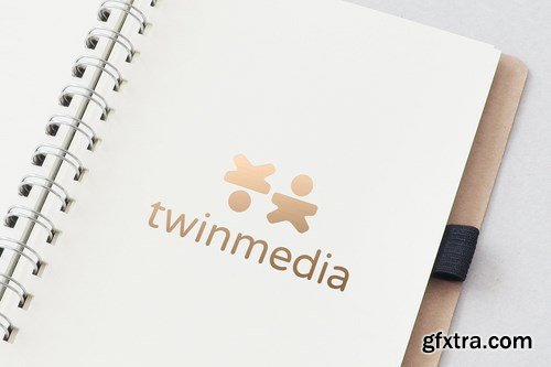 Twin Media Logo Template