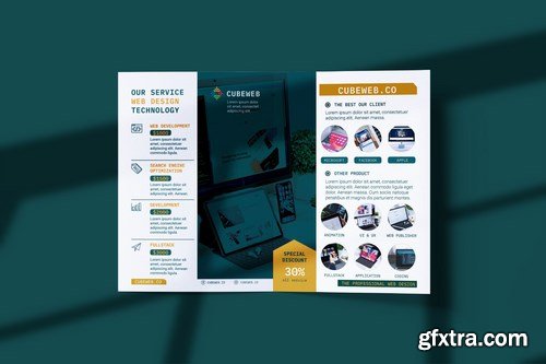Web Design Agency Bifold Brochure