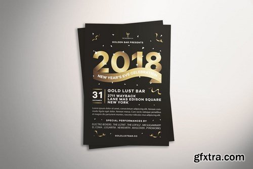 New Year\'s Eve Celebration Flyer