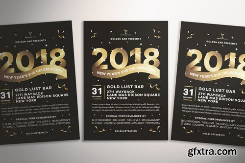 New Year\'s Eve Celebration Flyer