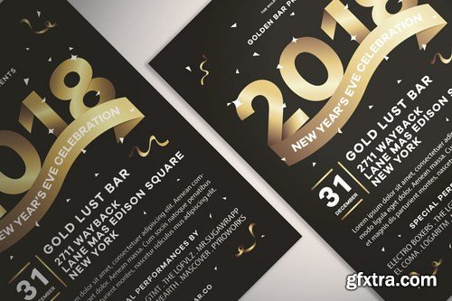 New Year\'s Eve Celebration Flyer