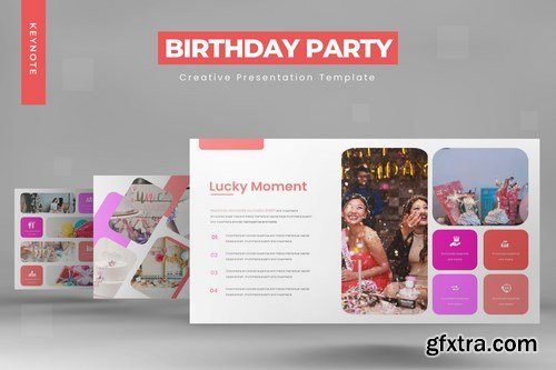 Birthday Party - Powerpoint Google Slides and Keynote Templates