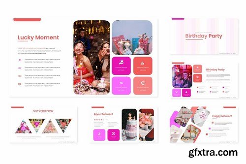 Birthday Party - Powerpoint Google Slides and Keynote Templates