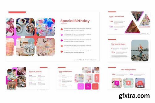 Birthday Party - Powerpoint Google Slides and Keynote Templates