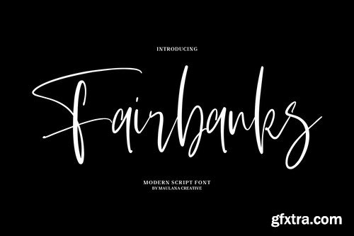 CM - Fairbanks - Modern Script Font 4356606