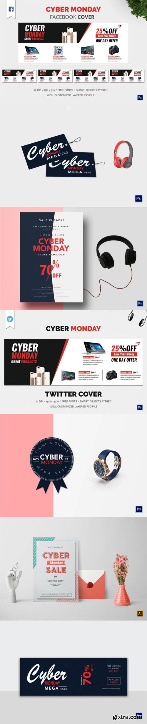 15 Designs and Templates You Need for Cyber Monday Creatives