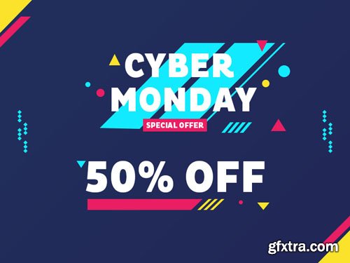 Cyber Monday Exclusive Offer PSD Template 