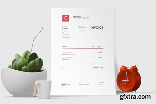 Minimal Invoice Template 46