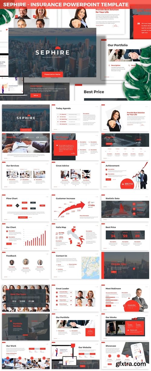 Sephire - Insurance Powerpoint Template