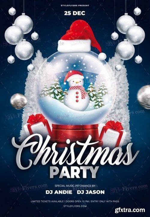 Christmas Party V0112 2019 PSD Flyer Template