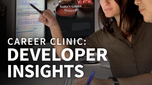 Lynda - Career Clinic: Developer Insights - 609422